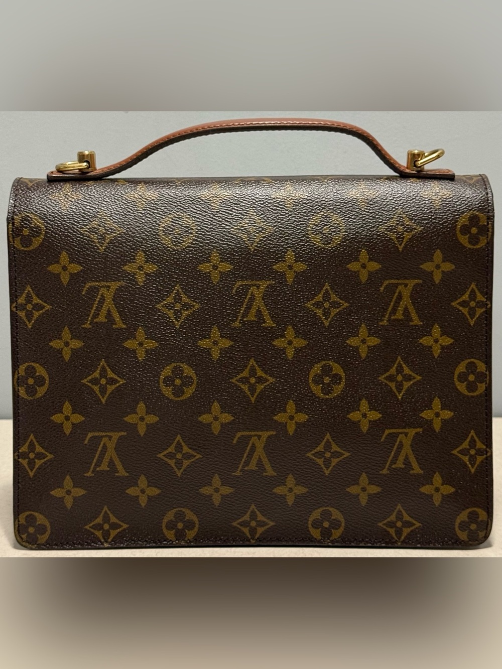 Louis Vuitton Vintage Monceau Monogram Canvas Handbag - Picture 3 of 15